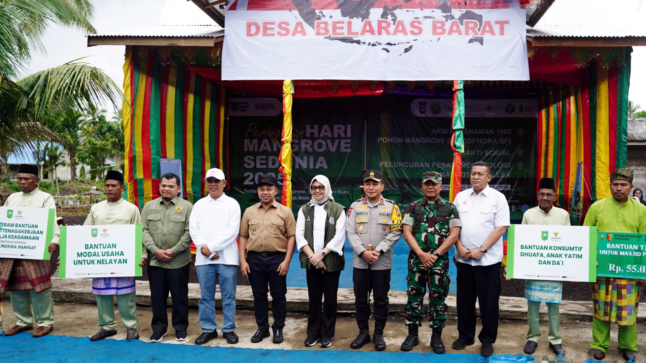 Gubernur Riau Pimpin Rehabilitasi Mangrove di INHIL, Target 4.200 Hektar untuk Ketahanan Pesisir