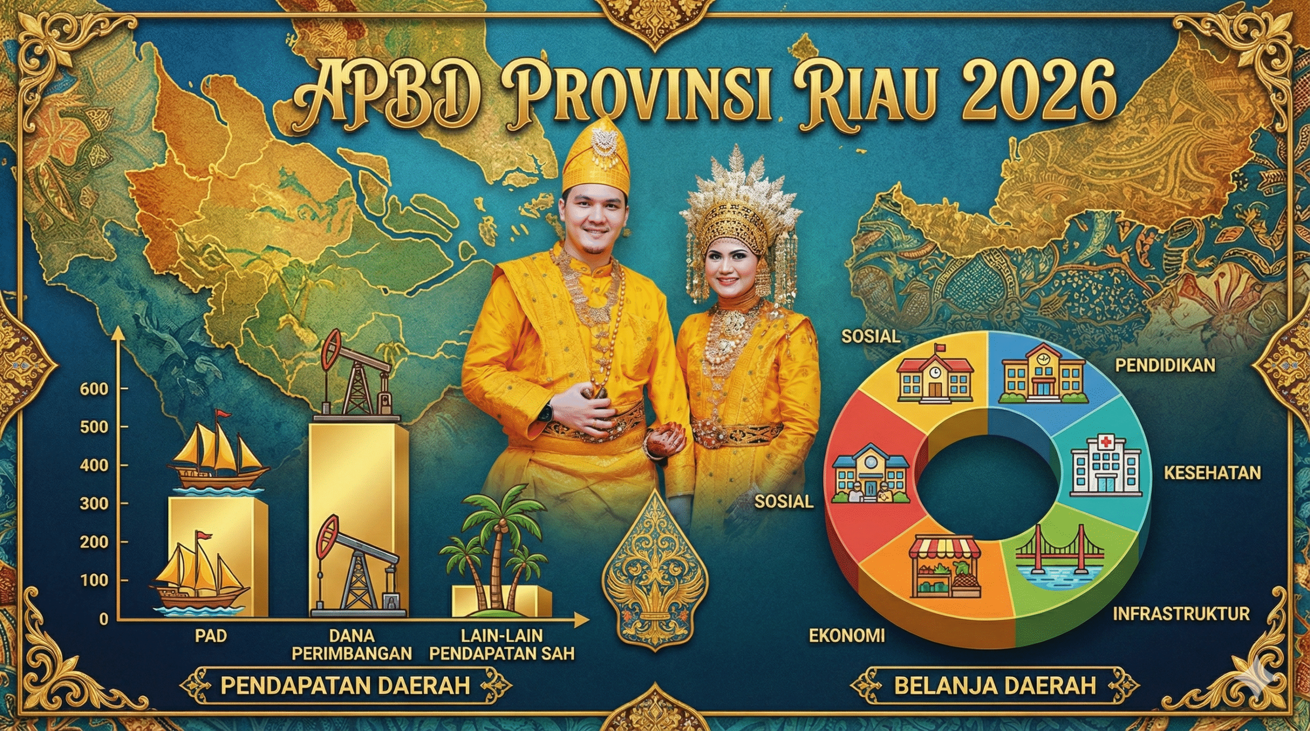 APBD Riau 2026 Ditargetkan Rp8,32 Triliun, 9 Kabupaten/Kota Sudah Sahkan Anggaran